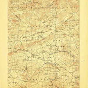 1907 Honeybrook, PA - Pennsylvania - USGS Topographic Map Limited Edition Online