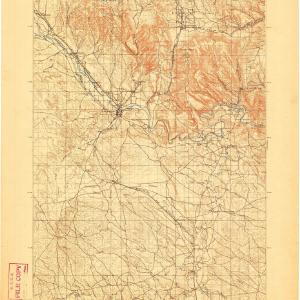 1902 Edgemont, SD - South Dakota - USGS Topographic Map Sale How Much