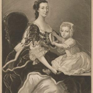 Catherine Perceval (ne Compton), Countess of Egmont; Charles George Perceval, 2nd Baron Arden Portrait Print Cheap Sale Cheapest