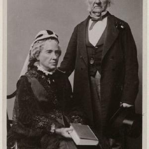 Catherine Gladstone (ne Glynne); William Ewart Gladstone Portrait Print Newest