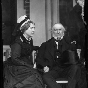 Catherine Gladstone (ne Glynne); William Ewart Gladstone Portrait Print Cheap Discounts