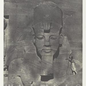 Art Photo : Ibsamboul, Colosse Medial (Enfoui) du Speos de Phr Nubie, Palestine et Syrie, Maxime du Camp, c 1849, Vintage Wall Decor : Sale Best Wholesale