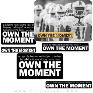 Sports Word Art Collection - Own The Moment Visit Cheap Pice