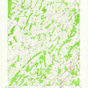 1964 Balance of Greensville County, VA - Virginia - USGS Topographic Map The Best Store To Get