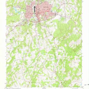 1981 Albemarle, NC - North Carolina - USGS Topographic Map Clearance Choice