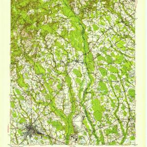 1949 Laurinburg, NC - North Carolina - USGS Topographic Map Free Shipping Clearance