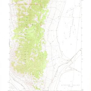 1968 Independence Valley, NV - Nevada - USGS Topographic Map v3 Clearance In China