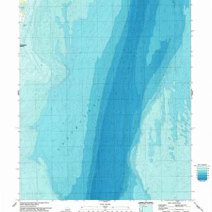 1968 East of Reedville, VA - Virginia - USGS Topographic Map For Sale Free Shipping