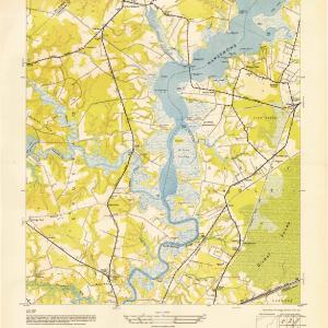 1949 Chuckatuck, VA - Virginia - USGS Topographic Map Buy Cheap Limited Edition