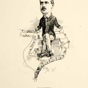 1904 Lithograph W.B. Biddle Atchison Topeka Santa Fe Railroad Traffic Lavin CPC1 2025 New Sale Online