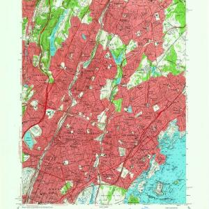1956 Mount Vernon, NY  - New York - USGS Topographic Map Factory Outlet Cheap Online