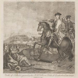 'Battle of Culloden' (William Augustus, Duke of Cumberland) Portrait Print Buy Cheap Shop