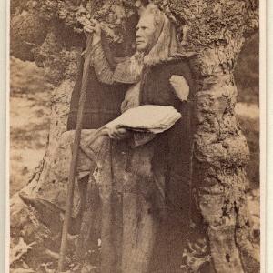 'As a Necromancer' (Richard Cockle Lucas) Greetings Card Fast Delivery For Sale