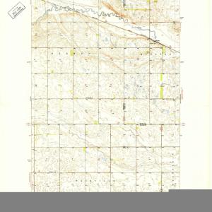 1949 Munster, ND - North Dakota - USGS Topographic Map Shop For