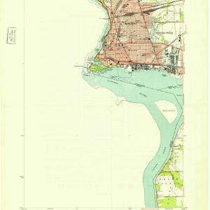 1949 Niagara Falls, NY  - New York - USGS Topographic Map Newest Cheap Pice
