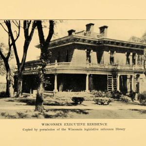 1937 Print Wisconsin Executive Residence Madison WI - ORIGINAL HISTORIC WIS1 Cheap With Credit Card