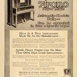 1912 Ad Apollo Vintage Electric Piano Player Instrument - ORIGINAL SP4 Official Sale Online