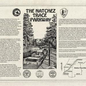 Blueprint The Natchez Trace Parkway Title Sheet - Natchez Trace Parkway, Located Between Natchez, MS & Nashville, TN, Tupelo, Lee County, MS Discount Tumblr