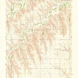 1965 Selden, KS - Kansas - USGS Topographic Map v2 Free Shipping Manchester