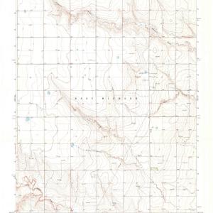 1965 Wolf, KS - Kansas - USGS Topographic Map v2 Low Pice