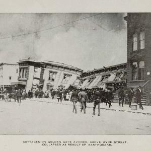 1906 San Francisco Earthquake Golden Gate Avenue House ORIGINAL HISTORIC IMAGE Buy Cheap Big Discount