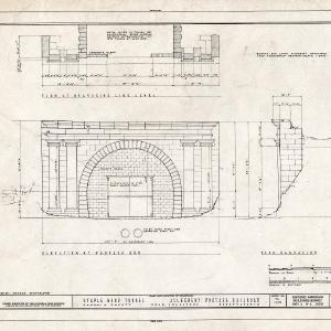 Blueprint HABS PA,11-GEITO.V,1- (sheet 2 of 2) - Allegheny Portage Railroad, Staple Bend Tunnel, East of Cambria Railroad Bridge (Conemaugh Township), Geistown, Cambria County, PA Outlet Supply
