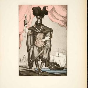 1928 Lithograph Charles Martin Persian Letters Montesquieu Lettres ADLM2 Sale Get To Buy