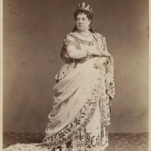 (Johanna) Therese Carolina Tietjens (Titiens) as Lucrezia Borgia in 'Lucrezia Borgia' Greetings Card Best Wholesale