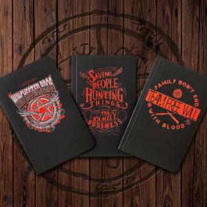 Supernatural Pocket Notebook Collection (Set of 3) Cheap 100% Authentic