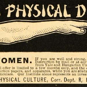 1902 Ad Mac Levy Institute Physical Culture Course - ORIGINAL ADVERTISING ARG1 Buy Cheap Comfortable