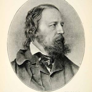1902 Print Alfred Tennyson Poet Laureate England Queen Victoria Baron XEFA1 Sale Low Pice
