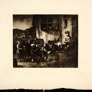1902 Photogravure Rembrandt Good Samaritan Biblical Parable Dutch Golden Age Art Outlet Locations Cheap Online