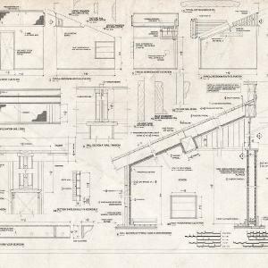 Blueprint Bedroom Elevations and Sections, and Details of Bookshelves - U. S. Naval Asylum, Biddle Hall, Gray's Ferry Avenue, Philadelphia, Philadelphia County, PA Buy Cheap Excellent