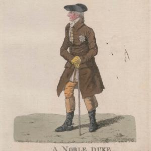 Augustus Henry FitzRoy, 3rd Duke of Grafton ('A noble duke, taken on the Steyne at Brighton') Portrait Print Discount Cheapest Pice