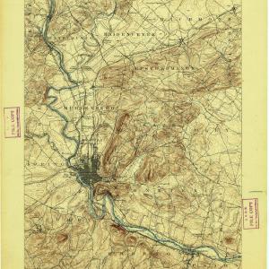 1894 Reading, PA  - Pennsylvania - USGS Topographic Map Outlet Fashion Style