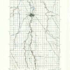 1895 Fargo, ND  - North Dakota - USGS Topographic Map Outlet Locations For Sale