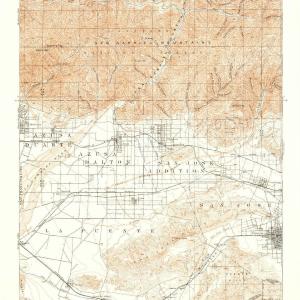 1894 Pomona, CA  - California - USGS Topographic Map Enjoy For Sale