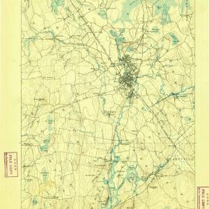 1888 Taunton, MA  - Massachusetts - USGS Topographic Map With Mastercard Online