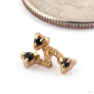 Zodiac Threaded End in Gold from Kiwii Jewelry Discount Cheapest