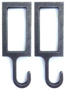 Magnum Target 3/8" AR500 2x4 Steel Shooting Target Gong Hanger Vertical Hook Mounts 2pc Set - 2x4-VHM2AR500 Online Online Original
