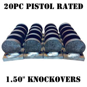 Magnum Target 20pc. Coin Challenge 1.50" Knockovers - Steel Shooting Targets - .22LR Rim-fire & Pistol (KC1.50-20PC) Clearance Hot Sale
