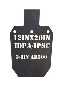 Magnum Target 2/3 Scale 12"x20" IDPA AR500 Gong Shooting Target - 3/8in Rifle Target - 1 piece Steel Target - G12X201AR500 Free Shipping Footlocker Finishline