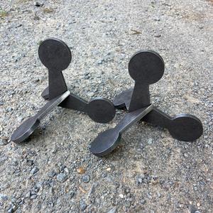 Magnum Target 3/8" AR500 Reactive Steel Shooting Targets - NOT Welded Flip Jumping Jacks 2.5" 2pc (2-WJJ2.5AR500-UWELD) Manchester Great Sale Online