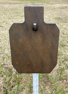 Magnum Target 3/8" AR500 8x12 IDPA/IPSC Steel Shooting Target w/ T-Post Hook - GIDPA8X121TPH1AR500-1H 2025 New