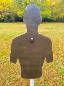 Magnum Target 3/8" AR500 12x20 Combatant Silhouette Steel Shooting Target w/ T-Post Hook (CS12x201STPH1AR500) Free Shipping Big Sale