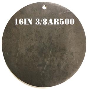 Magnum Target 16" x 3/8" AR500 Gong/Hanger Steel Shooting Target - Pistol & Rifle Plate 1pc Set (H161AR500) Outlet Manchester Great Sale