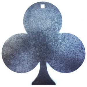 12" x 3/8" AR500 Cowboy Action CAS Club Steel Shooting Target (SUIT12AR500-1PC-CLUB) Sale Best