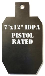 12in Tall IDPA/IPSC PISTOL ONLY Targets - 3/8in. Mild Steel Plate - 1pc, 2pc, or 3pc Set Buy Cheap Cheapest Pice