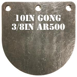 Magnum Target 10" x 3/8" AR500 Gong/Hanger Steel Shooting Target - Pistol & Rifle Plate 1pc. Set (G101AR500) Quality Free Shipping Low Pice