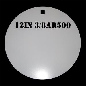 Magnum Target 12" x 3/8" AR500 Gong/Hanger Steel Shooting Target - Pistol & Rifle Plate 1pc Set (H121WAR500) Discount Footaction